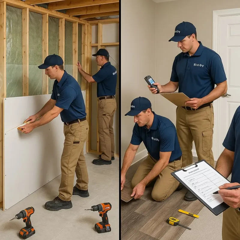 Repairs and Reconstruction process in Adairsville, GA